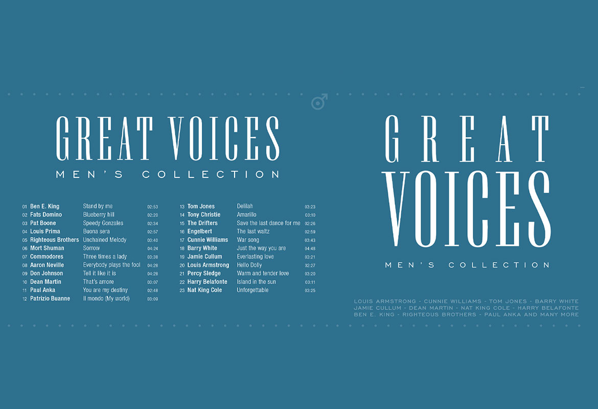 Graphisme : CD Book Great Voices